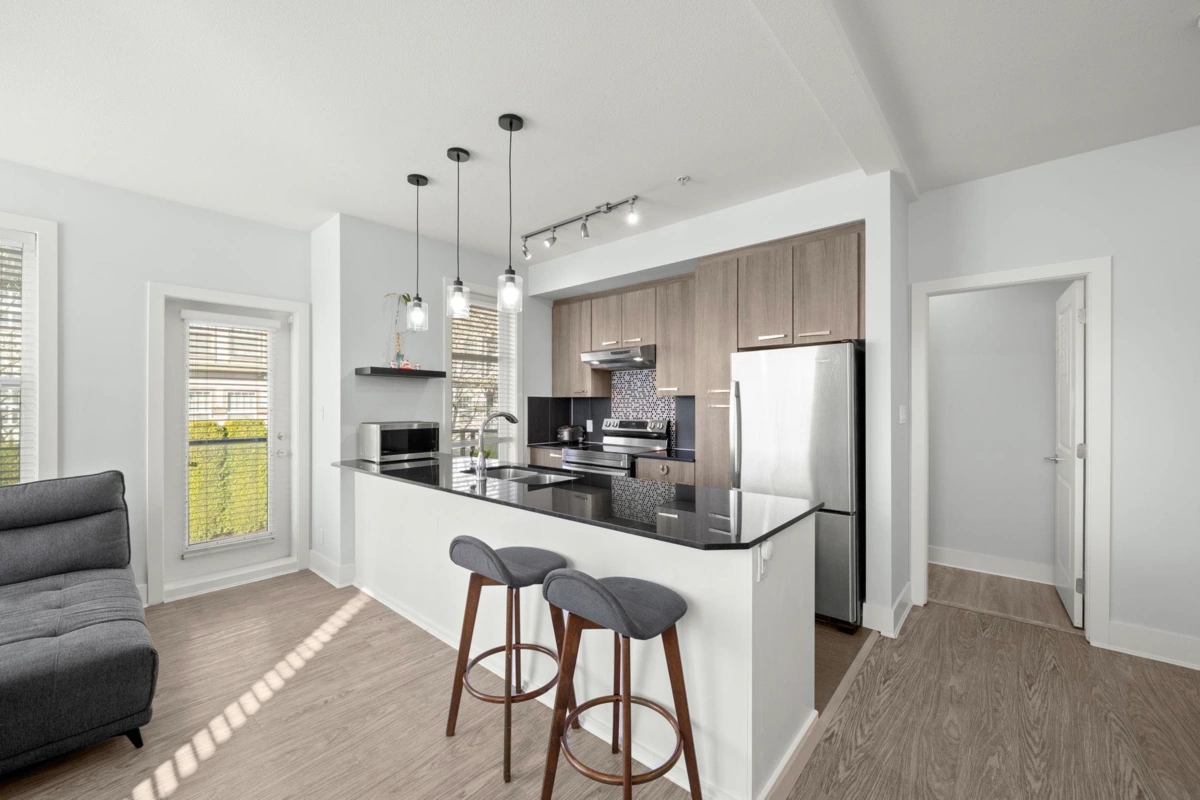 Living Room Photo of 222 15956 86a Avenue, Surrey, BC