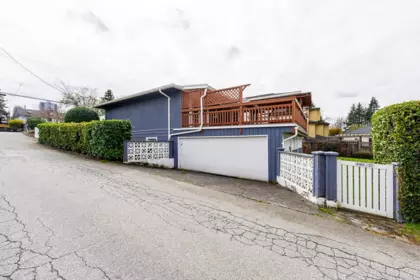 Aerial View of 4457 Burke Street, Burnaby, BC
