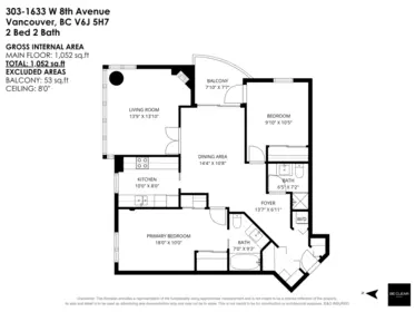 303 1633 W 8th Avenue, Vancouver, BC, Vancouver — Apartment/Condo for sale