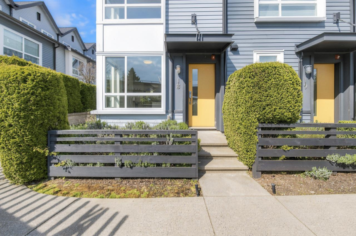 Exterior Rear Photo of 18 6868 Burlington Avenue, Burnaby, BC