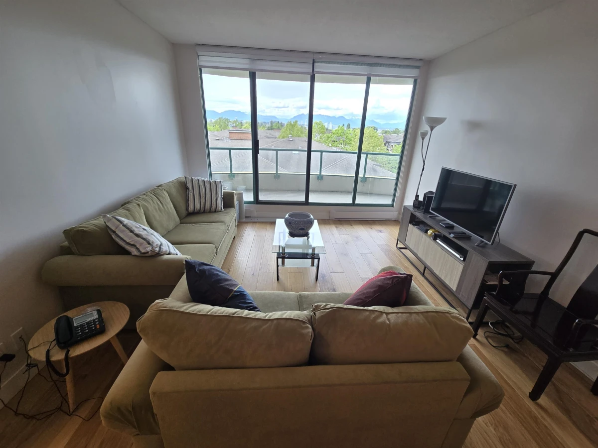 Living Room Photo of 703 8871 Lansdowne Road, Richmond, BC