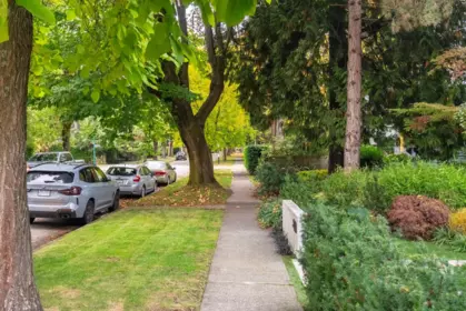 Aerial View of 5938 Elm Street, Vancouver, BC