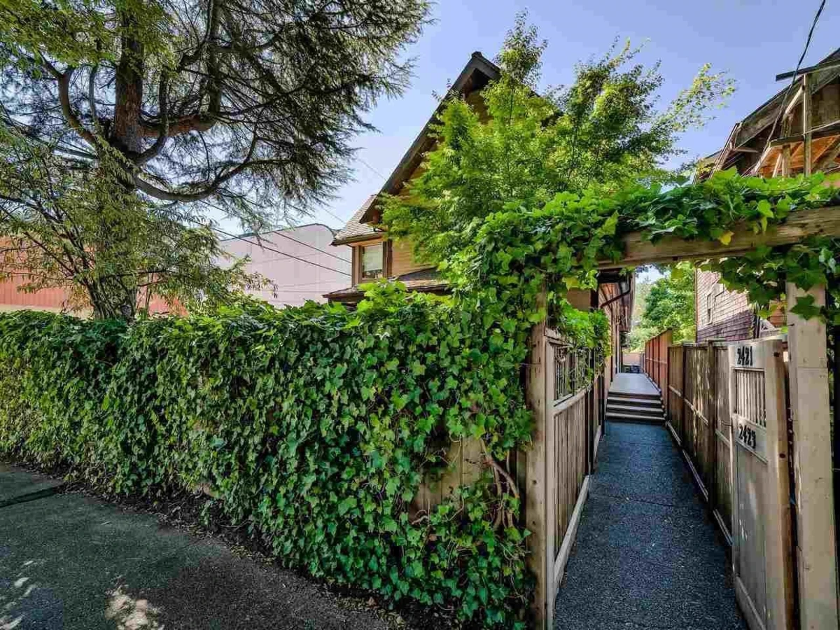 Exterior Rear Photo of 2421 Trafalgar Street, Vancouver, BC