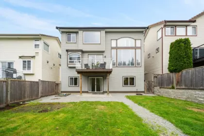 Aerial View of 1611 Stoneridge Lane, Coquitlam, BC