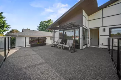 Aerial View of 9151 Glendower Drive, Richmond, BC