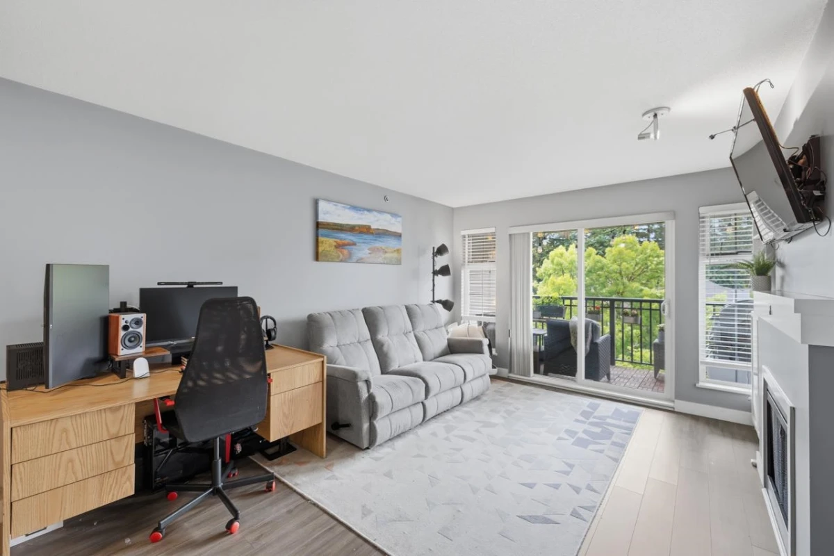 Living Room Photo of 411 9233 Government Street, Burnaby, BC