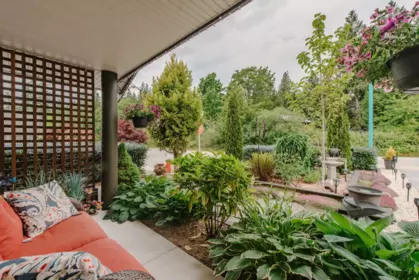 Aerial View of 6319 Tower Street, Sechelt, BC