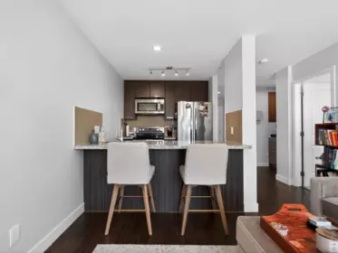 Kitchen Island Photo of 411 3255 Smith Avenue, Burnaby, BC
