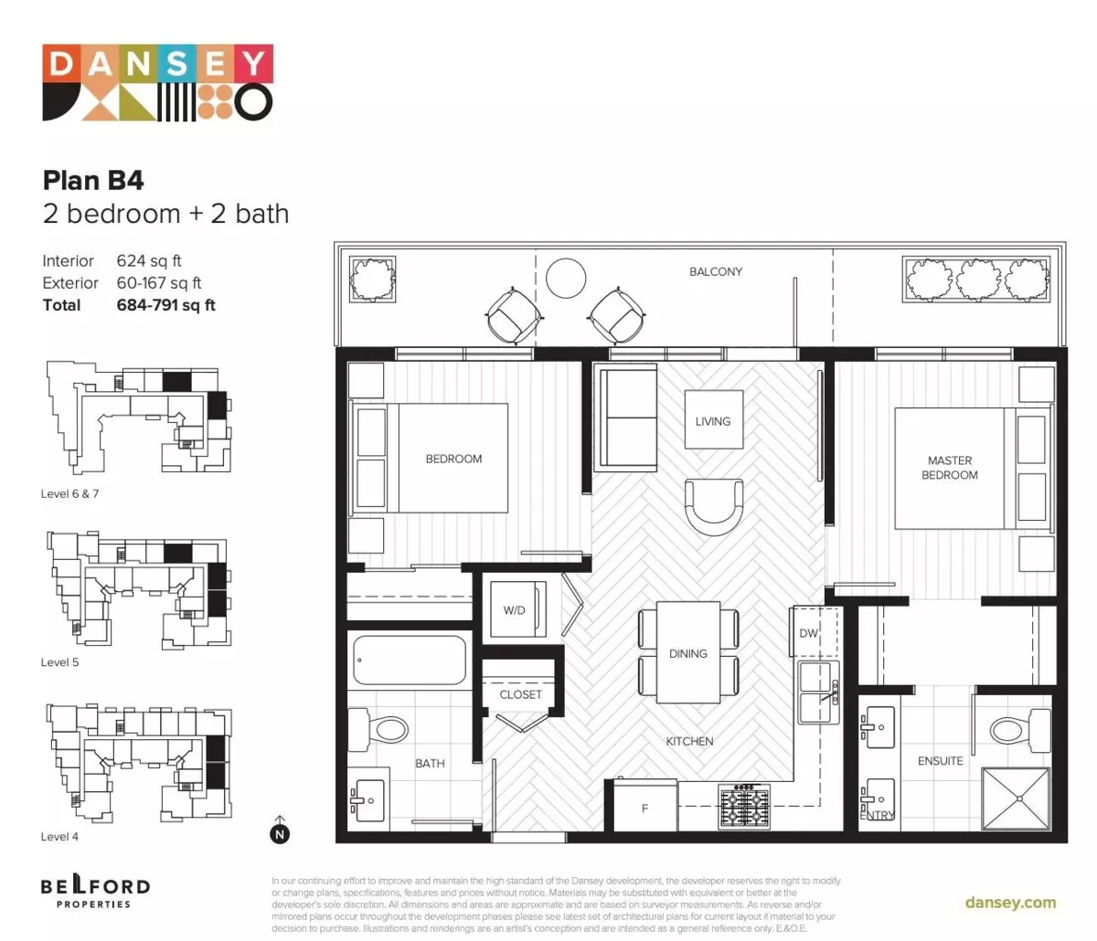 Living Room Photo of 704 599 Dansey Avenue, Coquitlam, BC