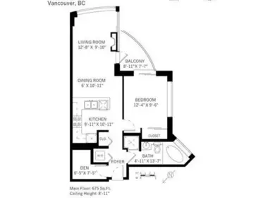 Office / Den Photo of 1606 1050 Smithe Street, Vancouver, BC
