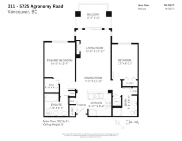Outdoor Patio Photo of 311 5725 Agronomy Road, Vancouver, BC