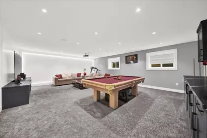 Basement Recreation Room Photo of 2820 202a Street, Langley, BC