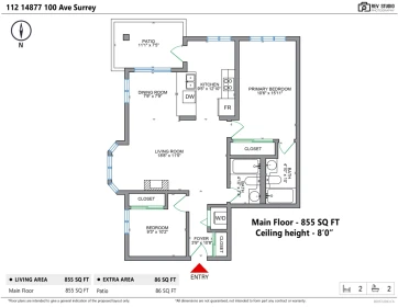 Staircase Photo of 112 14877 100 Avenue, Surrey, BC