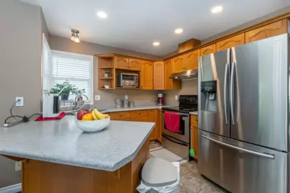 Kitchen Island Photo of 103 5373 Peach Road, Chilliwack, BC