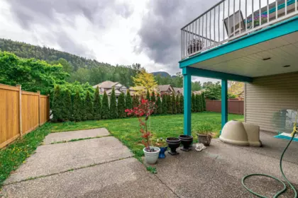 Outdoor Deck Photo of 103 5373 Peach Road, Chilliwack, BC