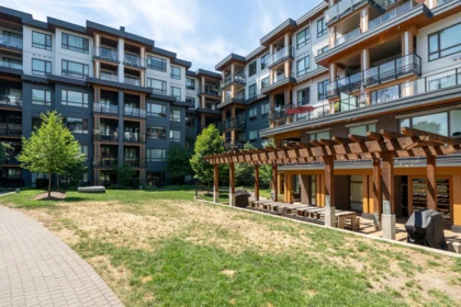 Backyard Photo of 410 735 Anskar Court, Coquitlam, BC