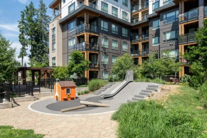 Outdoor Deck Photo of 410 735 Anskar Court, Coquitlam, BC