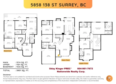5858 138 Street, Surrey, BC, Surrey — Single Family Residence for sale