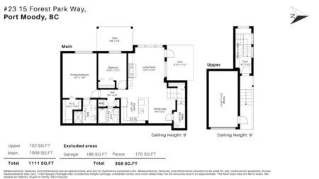 Playground / Recreational Area Near 23 15 Forest Park Way, Port Moody, BC