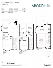 Aerial View of 43 7875 122 Street, Surrey, BC