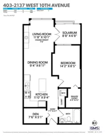 Staircase Photo of 403 2137 W 10th Avenue, Vancouver, BC