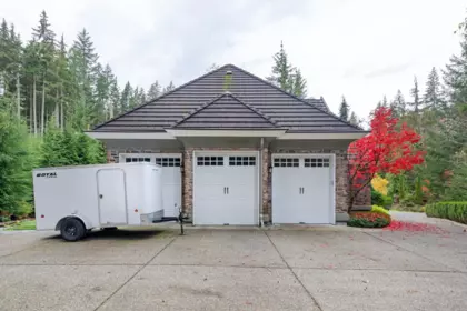 Aerial View of 320 Forestview Lane, Anmore, BC