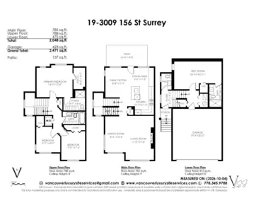 Exterior Rear Photo of 19 3009 156 Street, Surrey, BC