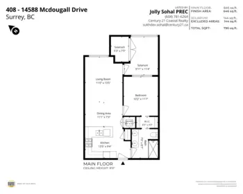 408 14588 Mcdougall Drive, Surrey, BC, Surrey — Apartment/Condo for sale