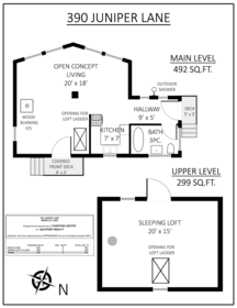 Aerial View of 390 Juniper Lane, Galiano Island, BC