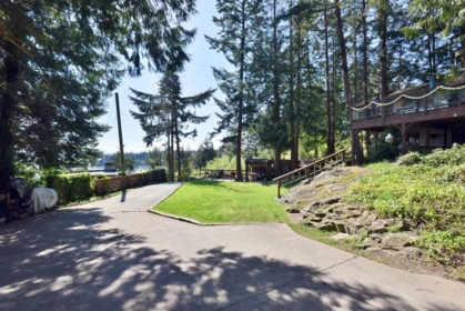 Aerial View of 7297 Belle Road, Sechelt, BC
