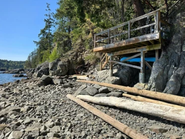 Backyard Photo of 7297 Belle Road, Sechelt, BC