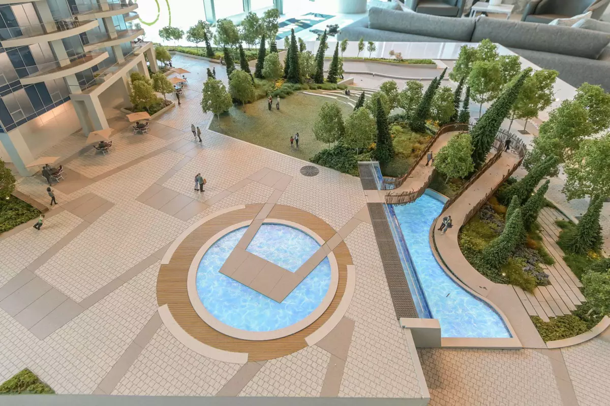 Aerial View of 506 1500 Martin Street, White Rock, BC