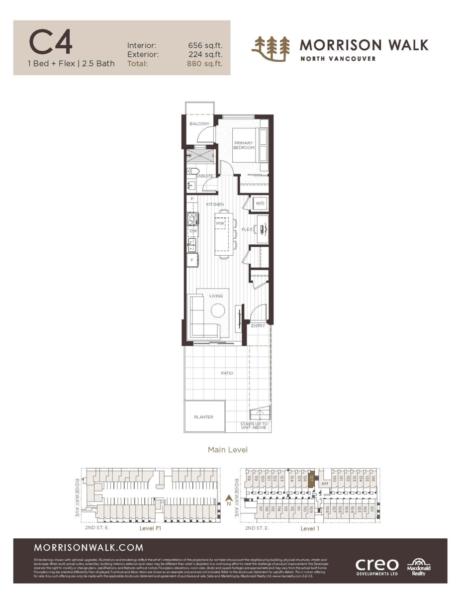 Living Room Photo of 127 602 E 2nd Street, North Vancouver, BC