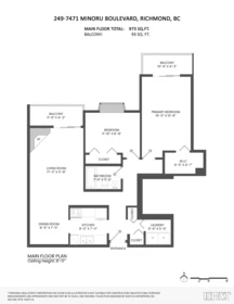 Staircase Photo of 249 7471 Minoru Boulevard, Richmond, BC
