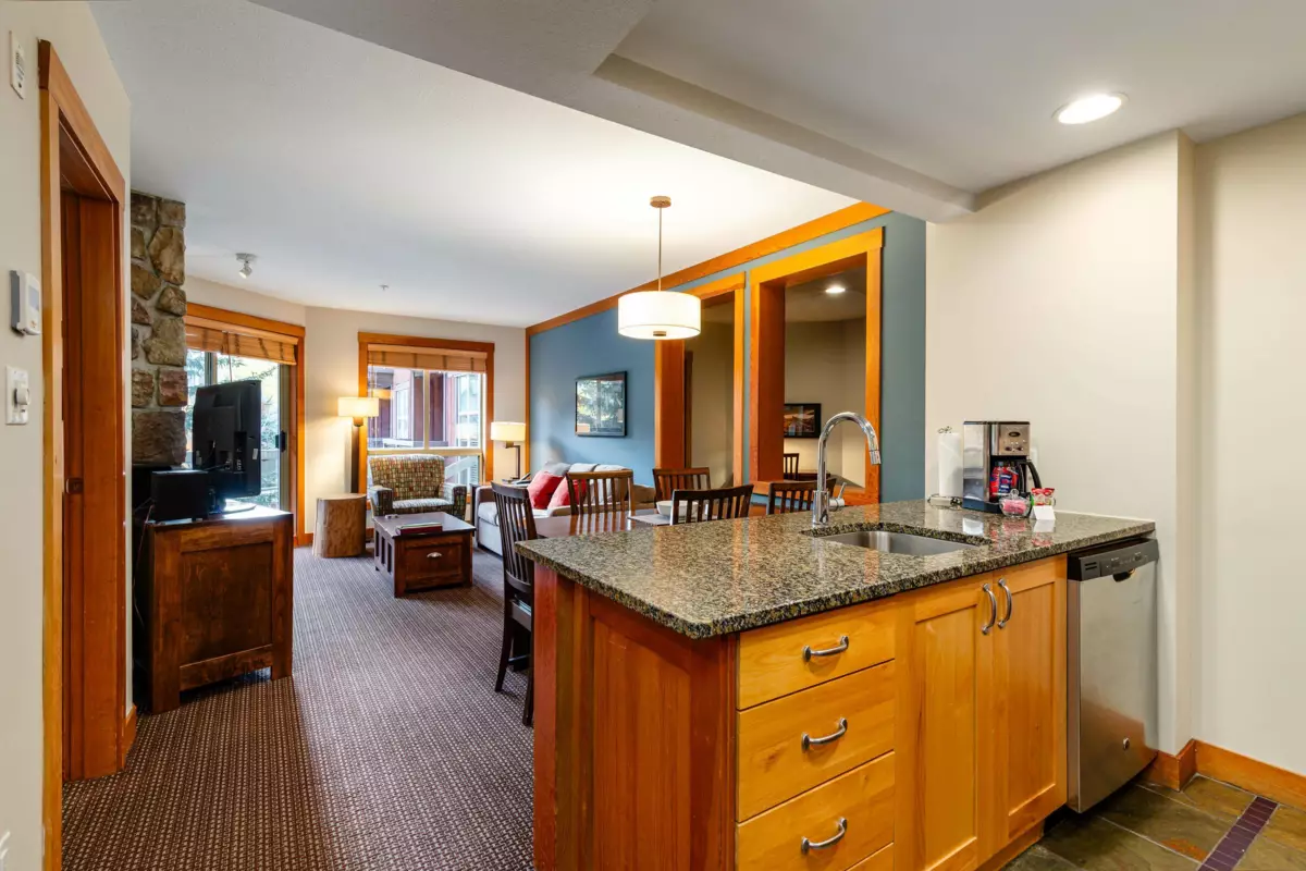 Kitchen Photo of 315B 2036 London Lane, Whistler, BC