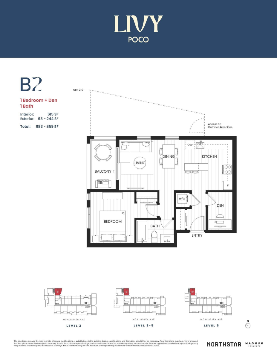 Exterior Rear Photo of 410 2245 Mcallister Avenue, Port Coquitlam, BC