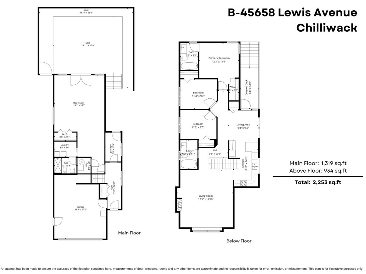 Kitchen Photo of B 45658 Lewis Avenue, Chilliwack, BC