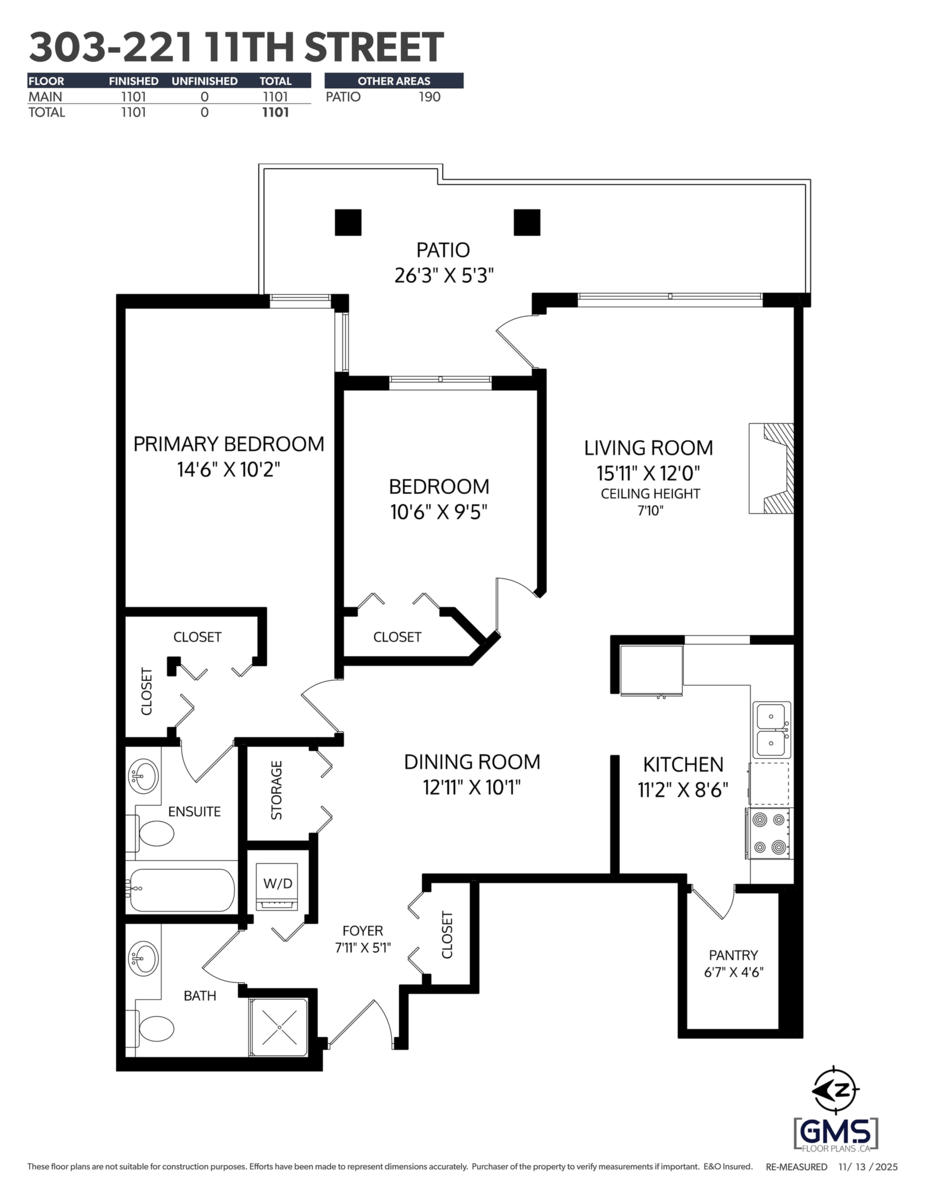 Exterior Rear Photo of 303 221 Eleventh Street, New Westminster, BC