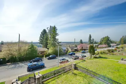 Aerial View of 5399 Carson Street, Burnaby, BC