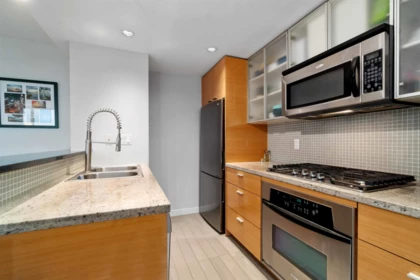 Kitchen Photo of 2303 33 Smithe Street, Vancouver, BC