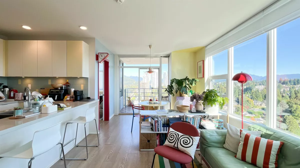 Living Room Photo of 2304 530 Whiting Way, Coquitlam, BC