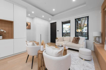 Family Room Photo of 1 4889 Moss Street, Vancouver, BC