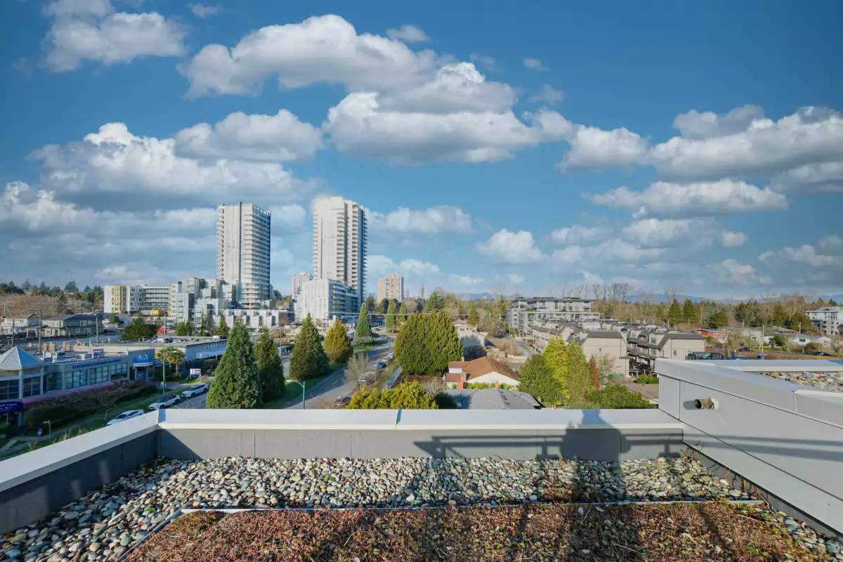 Aerial View of 602 7638 Cambie Street, Vancouver, BC