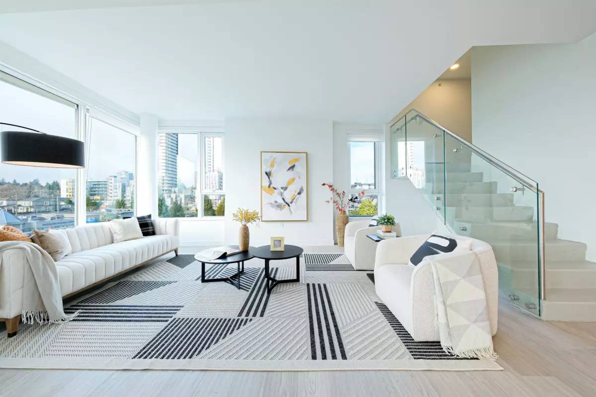 Family Room Photo of 602 7638 Cambie Street, Vancouver, BC