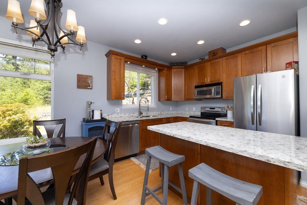 Kitchen Island Photo of 4247 Johnston Heights Drive, Garden Bay, BC