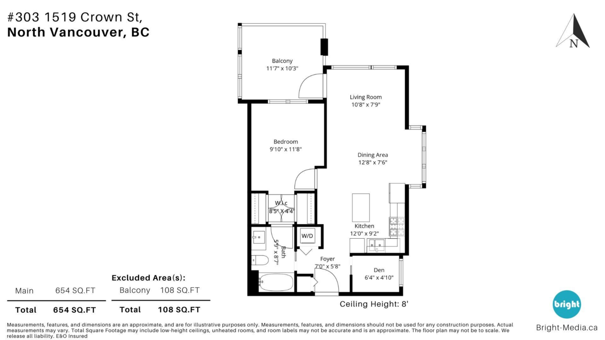 Backyard Photo of 303 1519 Crown Street, North Vancouver, BC
