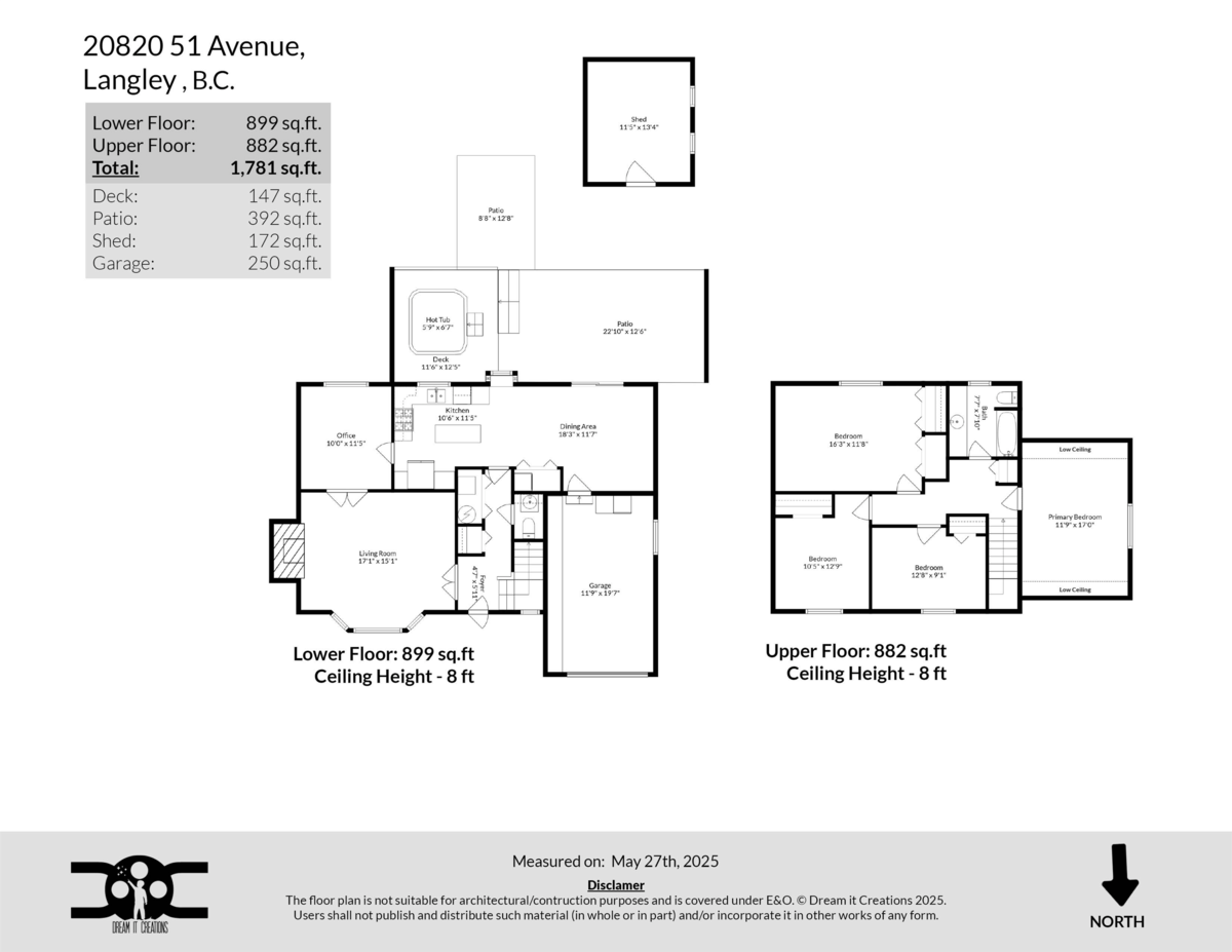 Outdoor Deck Photo of 20820 51 Avenue, Langley, BC