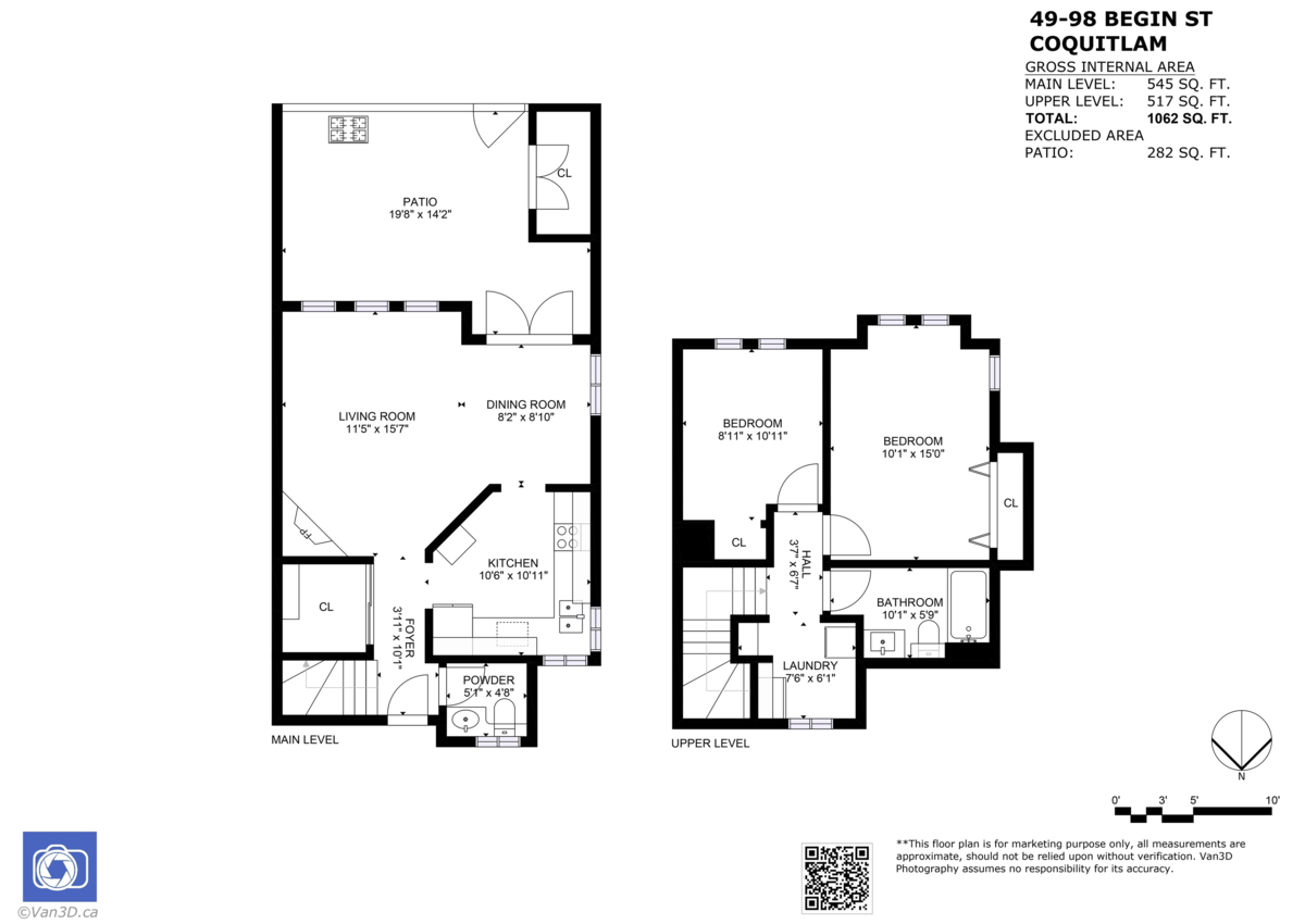 Exterior Rear Photo of 49 98 Begin Street, Coquitlam, BC