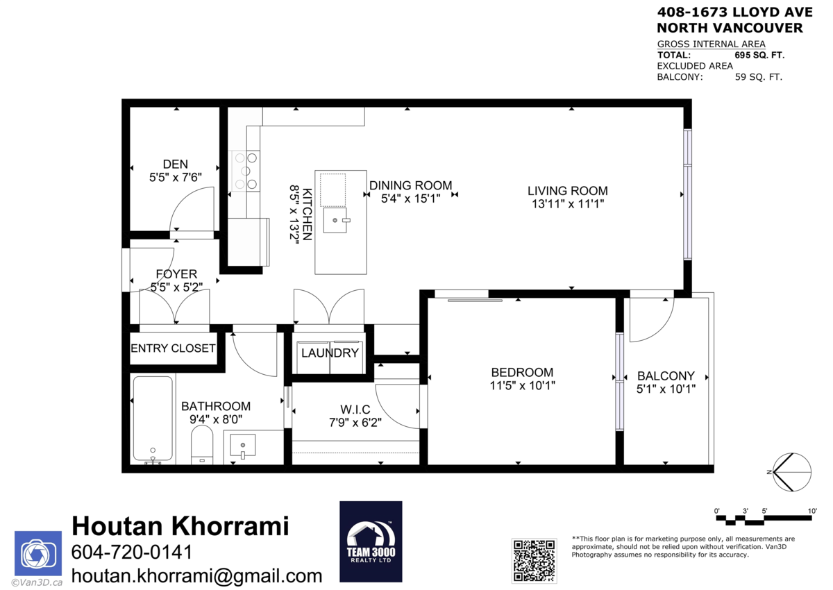 Front Yard Photo of 408 1673 Lloyd Avenue, North Vancouver, BC