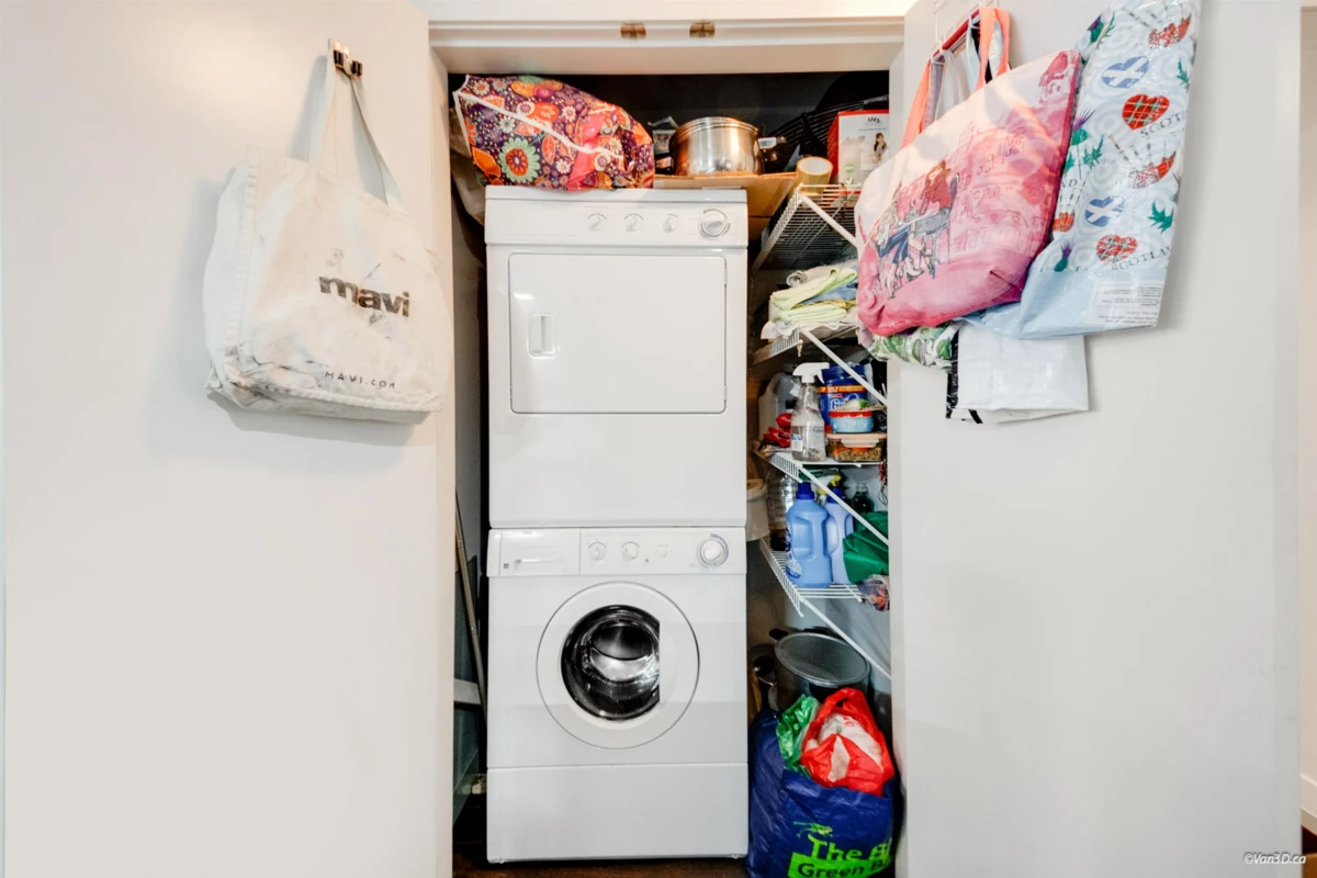 Laundry Room Photo of 408 1673 Lloyd Avenue, North Vancouver, BC